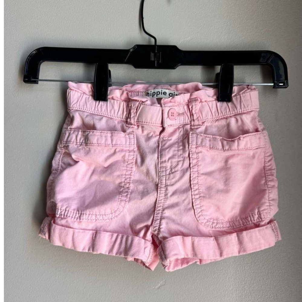 Hippie Girl Pink Paperbab Shorts S Cuffed Coquette Y2K Soft Girl Scandi Boho